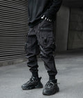 Paratrooper Cargo Joggers – Matte Black