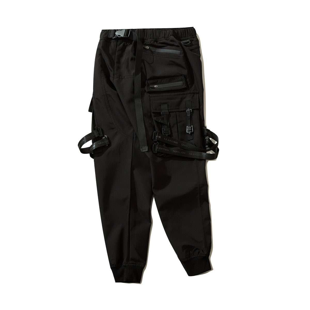 Paratrooper Cargo Joggers – Matte Black