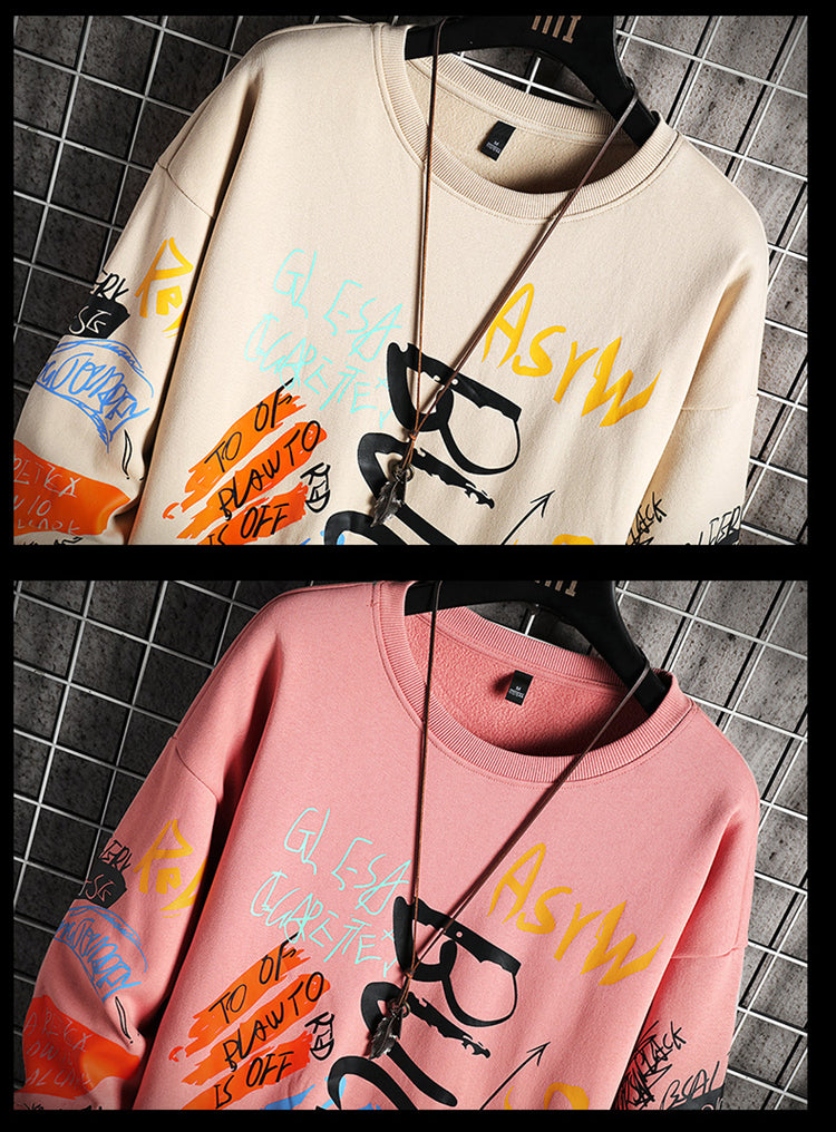 Oversized Japanese Streetwear Sweatshirt