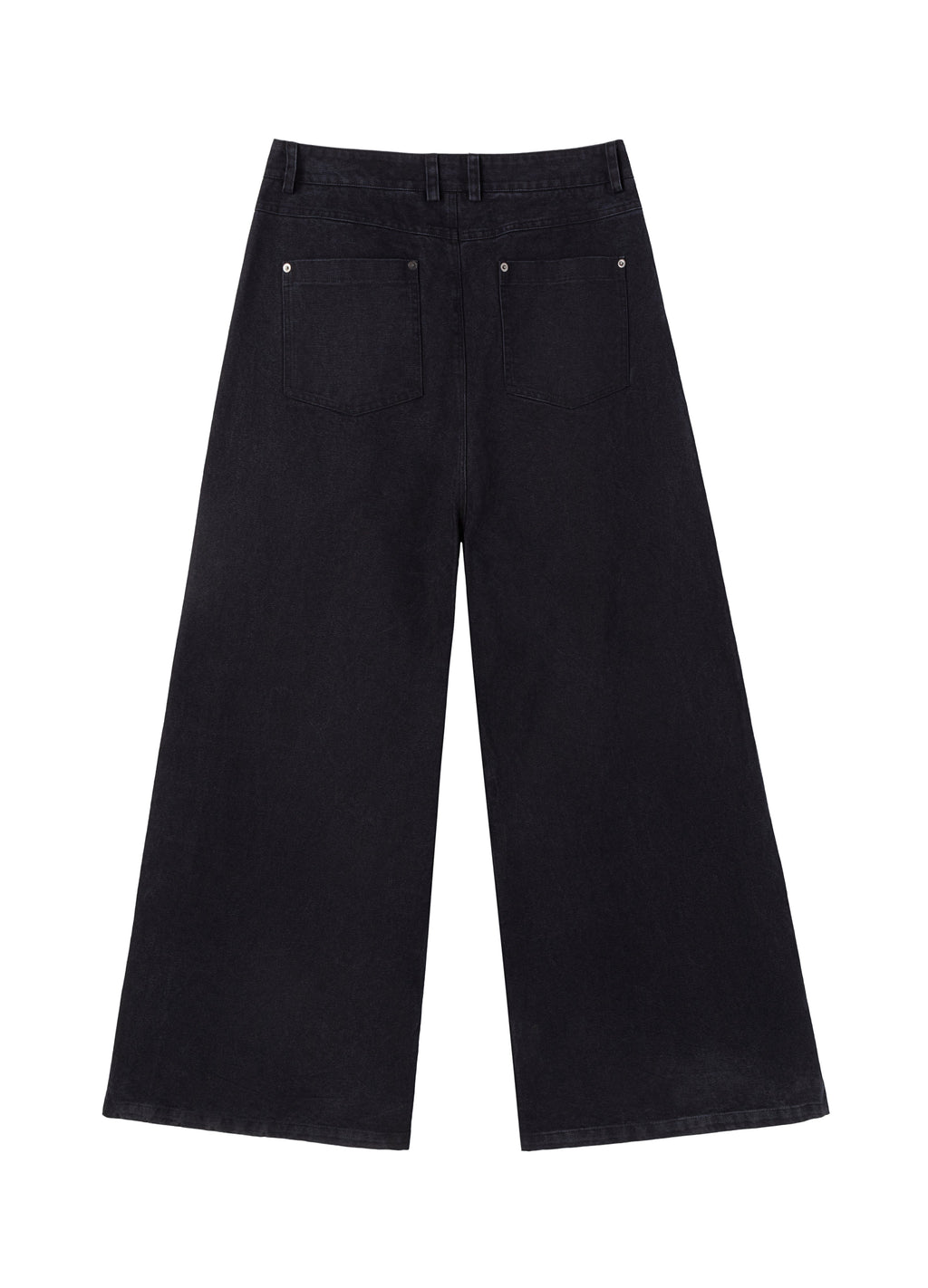 25FW WASHED BLACK BAGGY DENIM