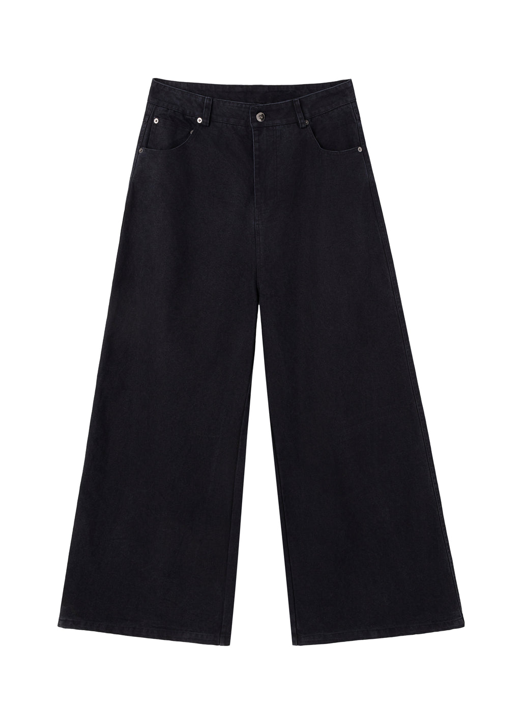 25FW WASHED BLACK BAGGY DENIM