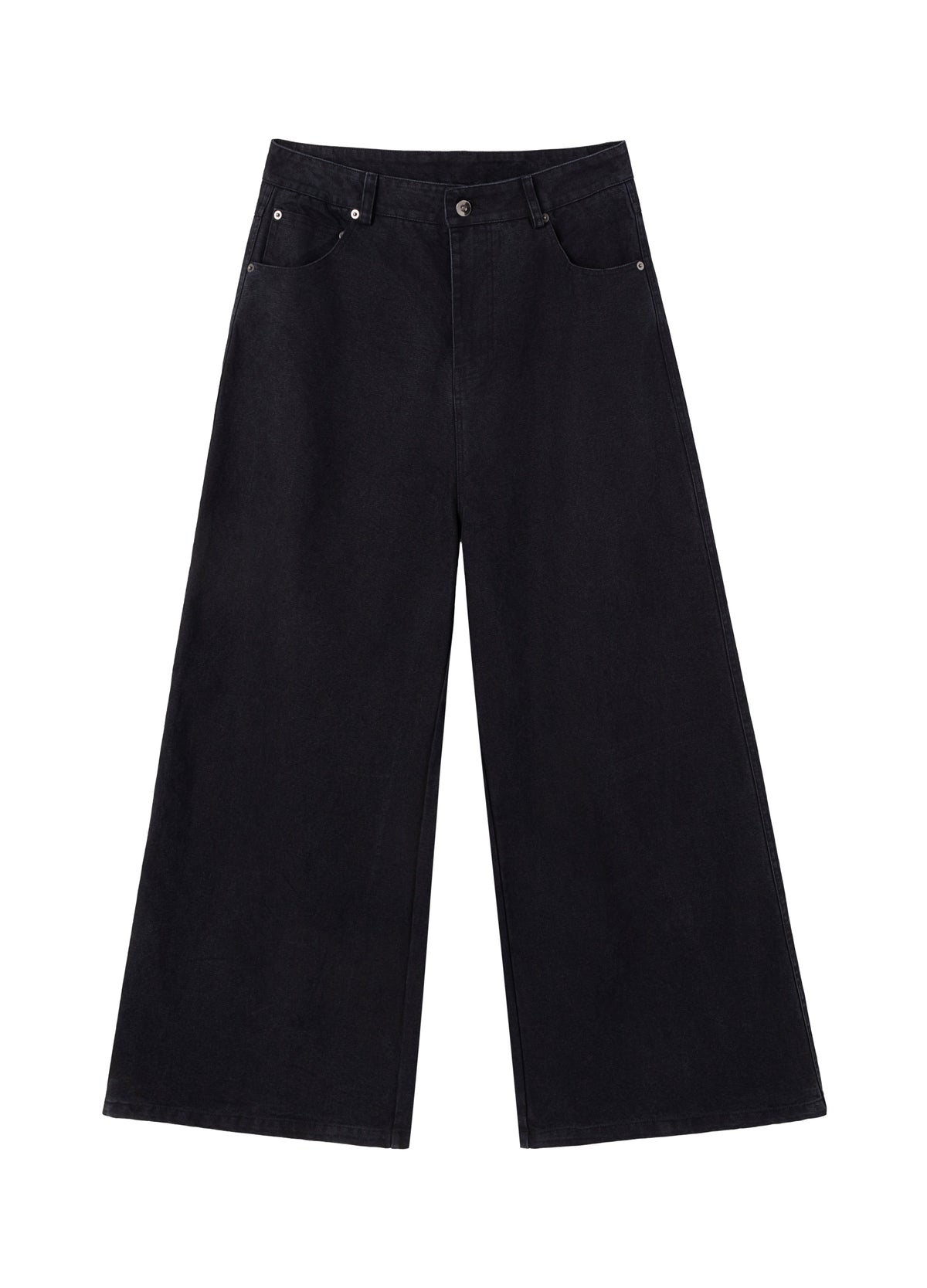 25FW WASHED BLACK BAGGY DENIM