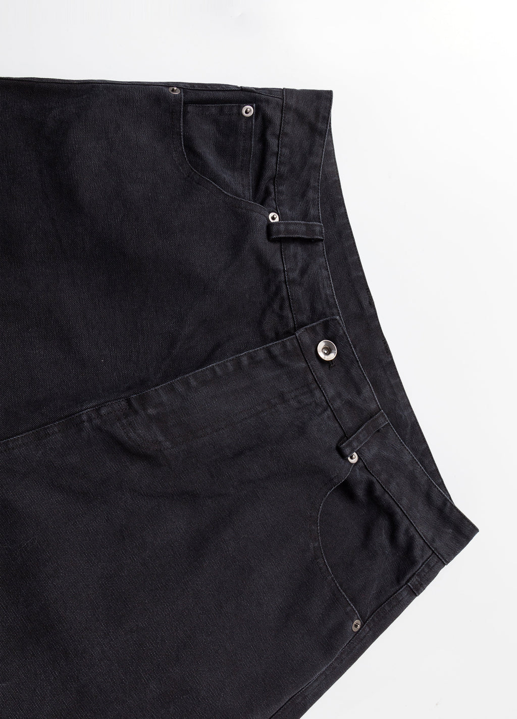 25FW WASHED BLACK BAGGY DENIM