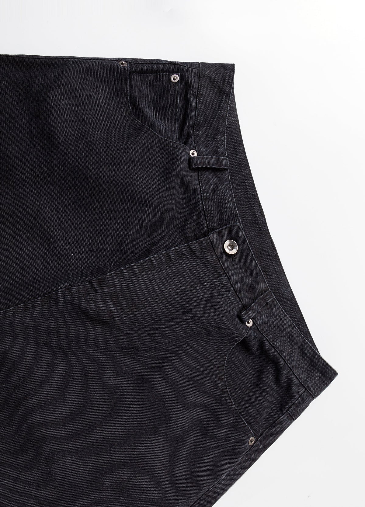 25FW WASHED BLACK BAGGY DENIM