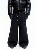 25FW WASHED BLACK BAGGY DENIM