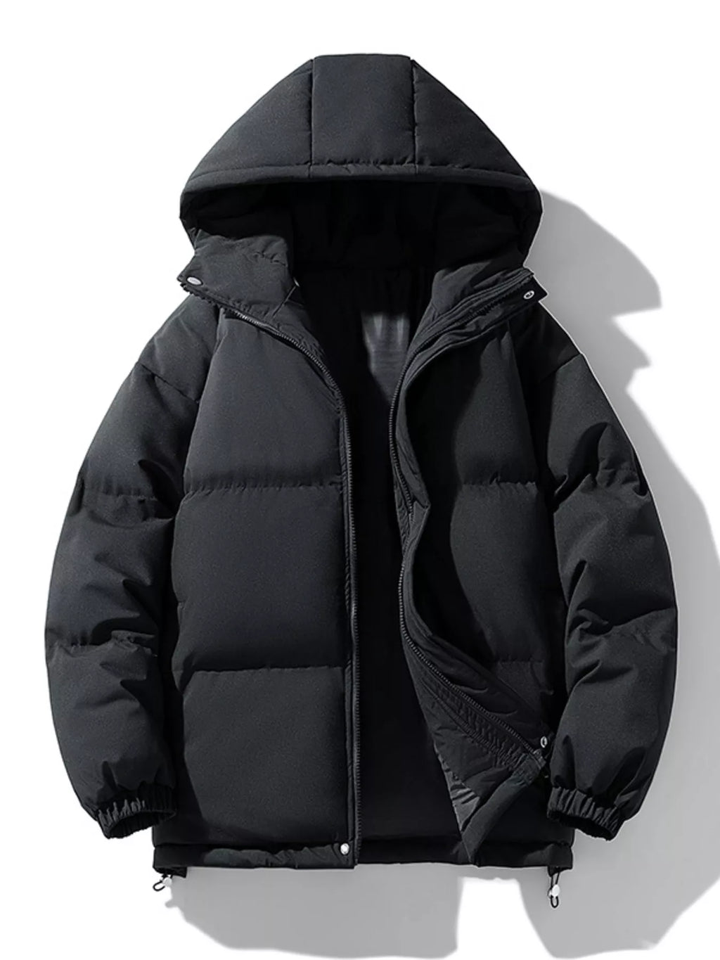Men's Big & Tall Hooded Puffer Jacket