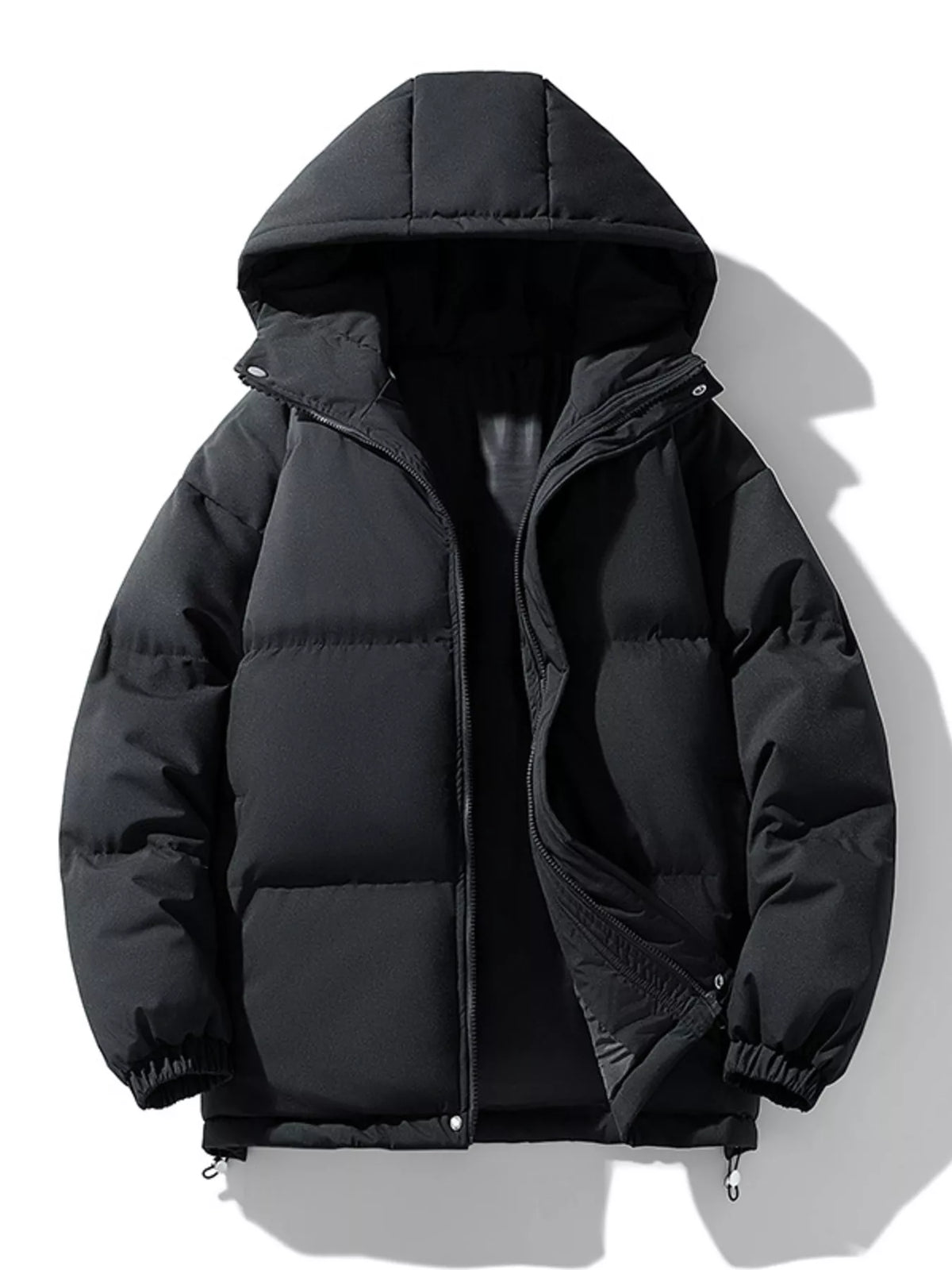 Men's Big & Tall Hooded Puffer Jacket