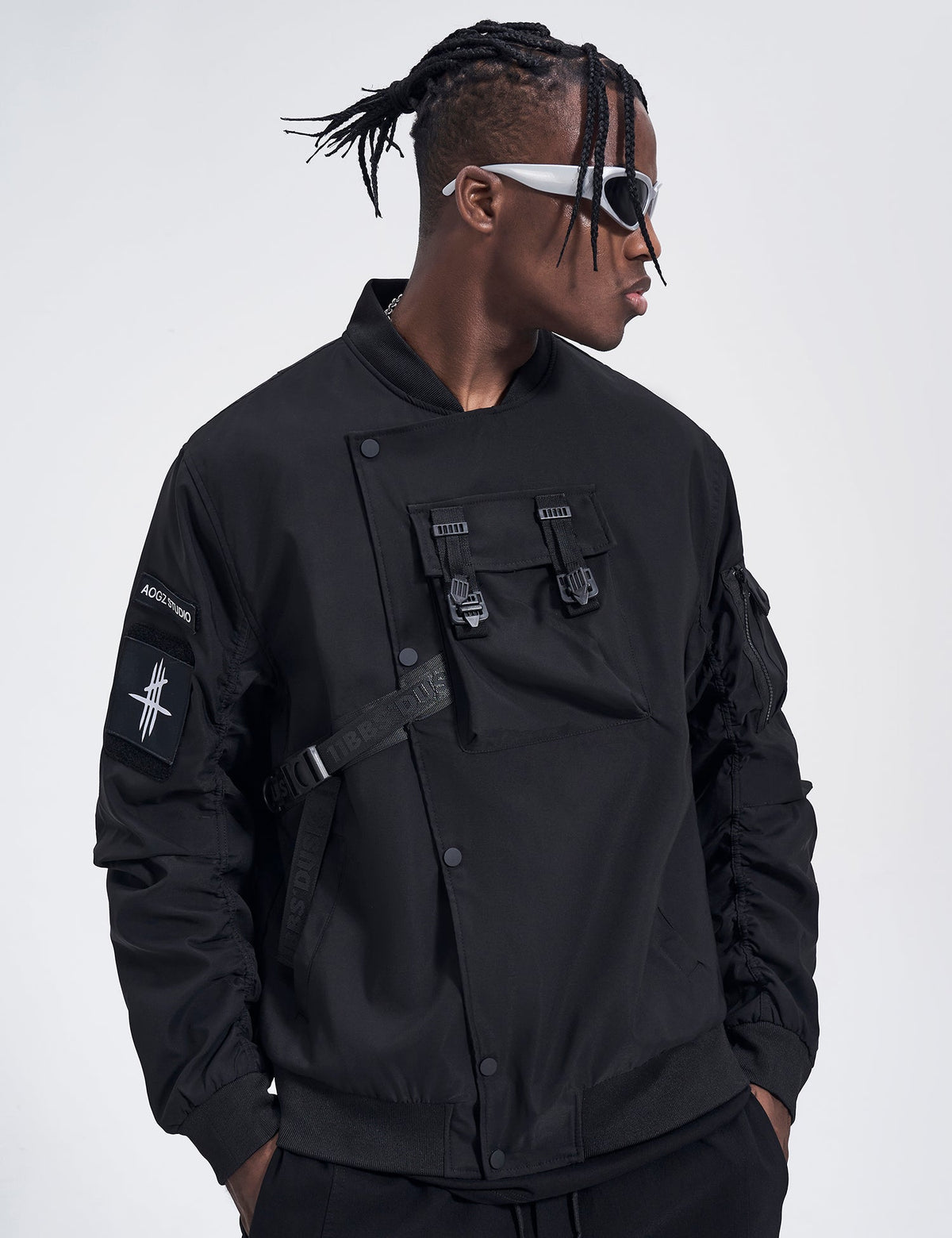 DuskJ6 Scar Slash Bomber Jacket