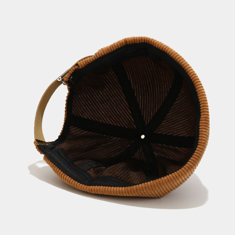 Corduroy Brimless Beanie