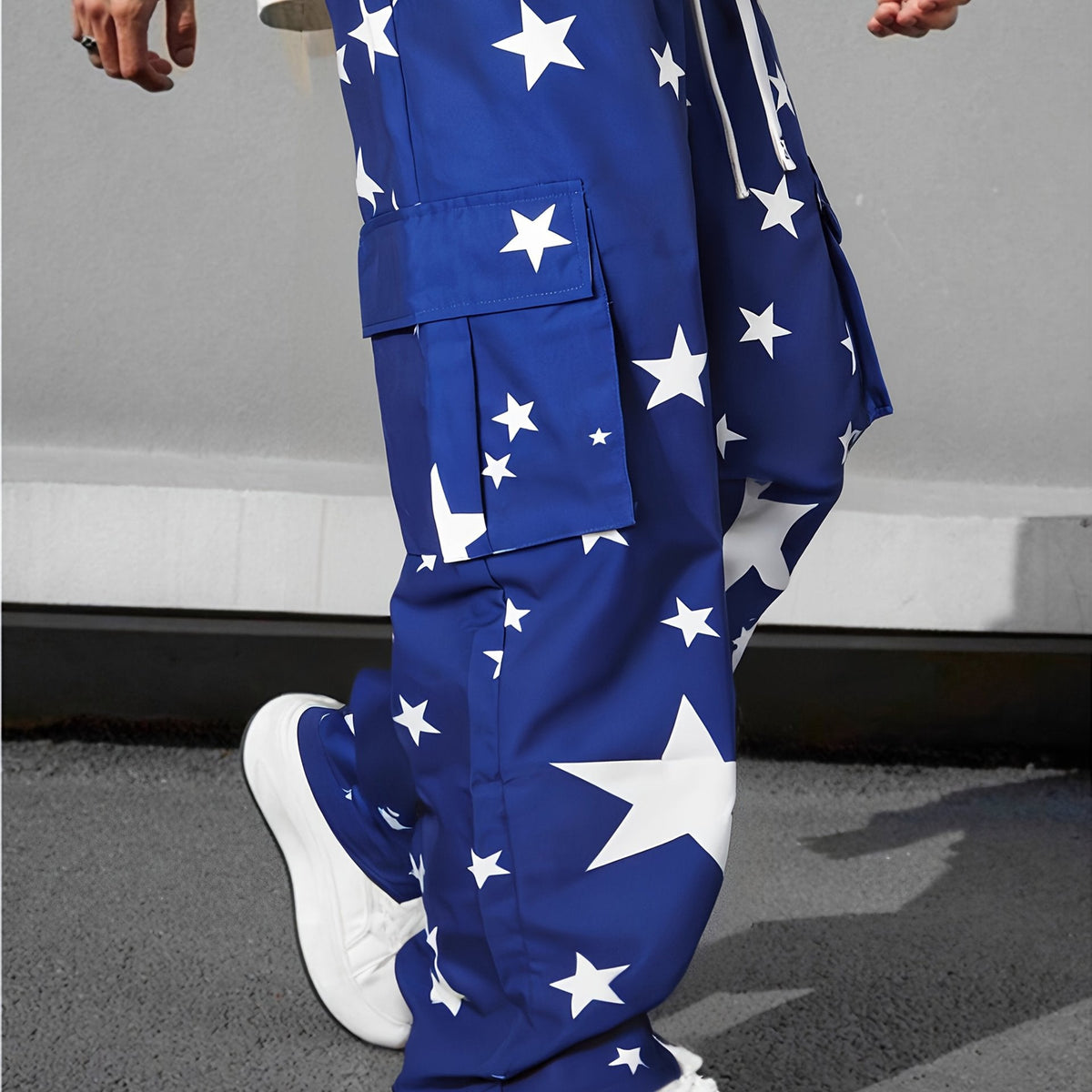 Loose-Fit Drawstring Work Pants – Men's