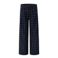 Retro Plaid Wide-Leg Pants – Men's