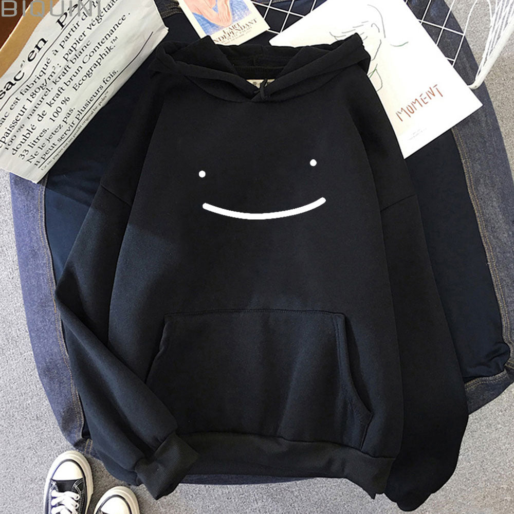 Oversized Graphic Print Hoodie – Unisex