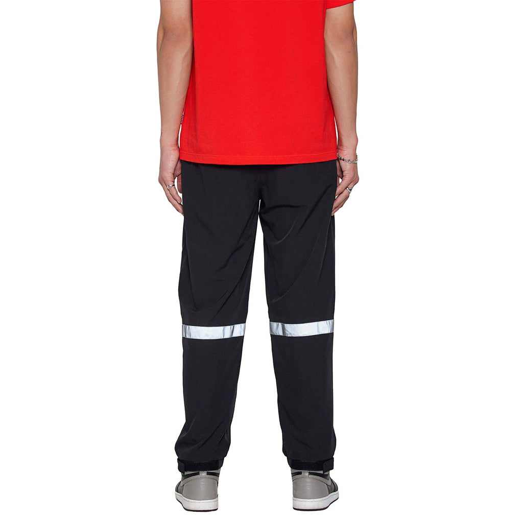 Men's Reflective Wind Cargo Pants in Black - Konus Brand
