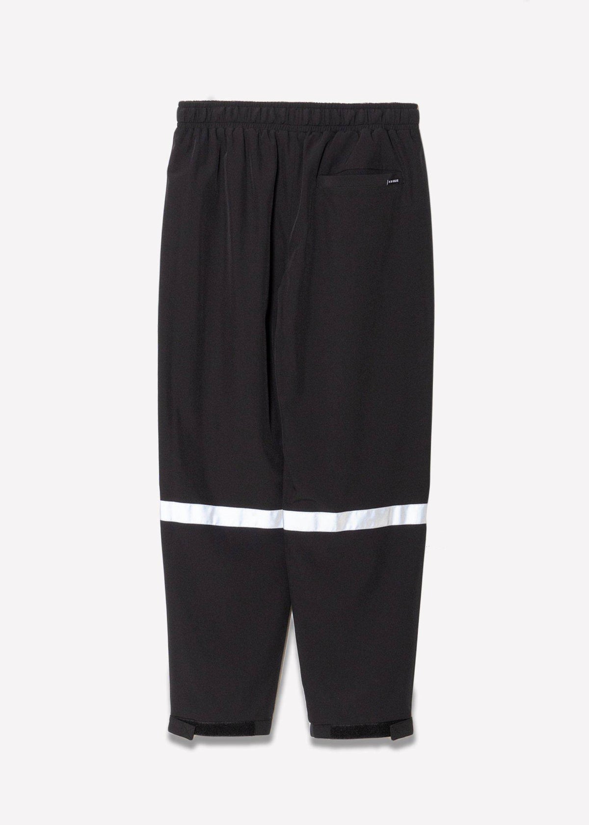 Men's Reflective Wind Cargo Pants in Black - Konus Brand
