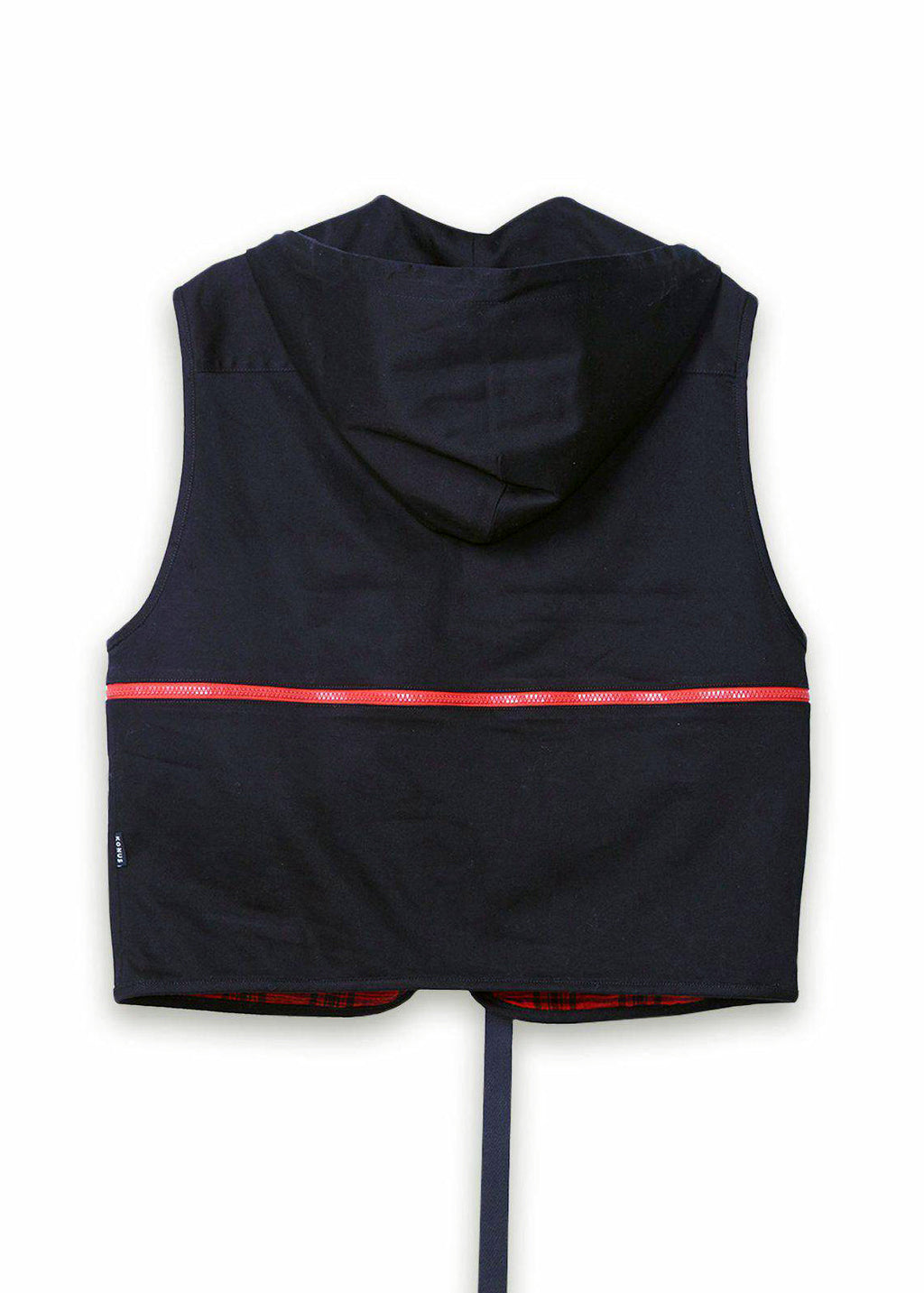 Men's Utility Fashion Vest in Black - Konus Brand