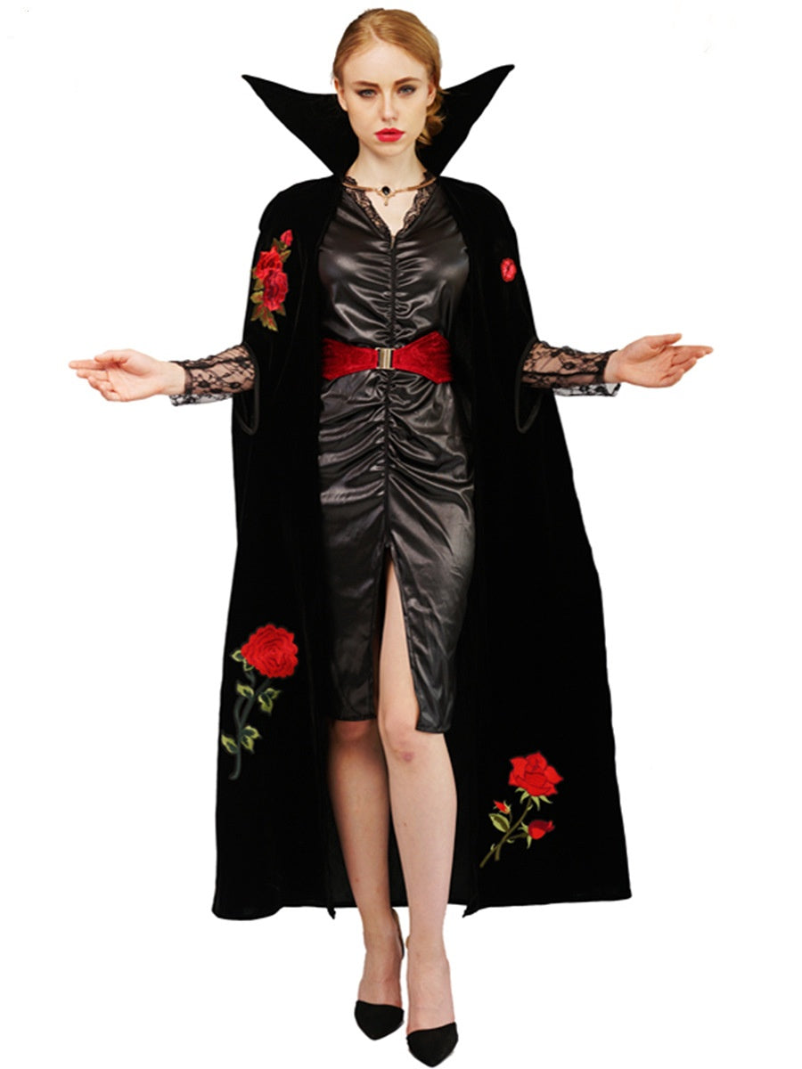 Vampire Rose Embroidered Costume – Couples Halloween