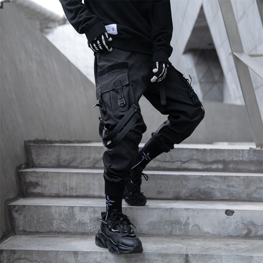 Paratrooper Cargo Joggers – Matte Black