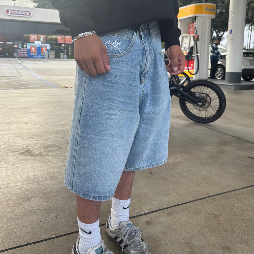 Peak Baggy Jorts - Blue