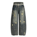 Distressed Wide-Leg Jeans – Men's