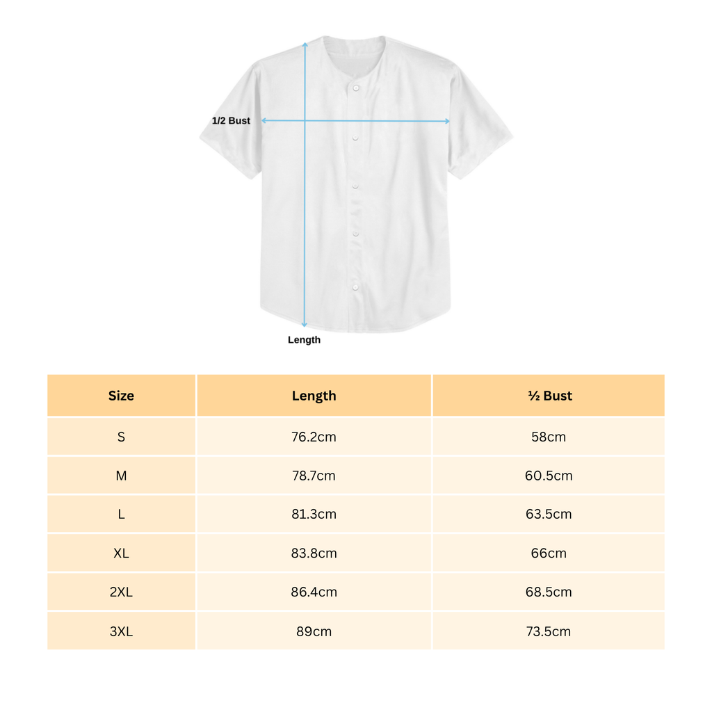 Unisex Horror Theme Graphic "Bloody" Baseball Jersey