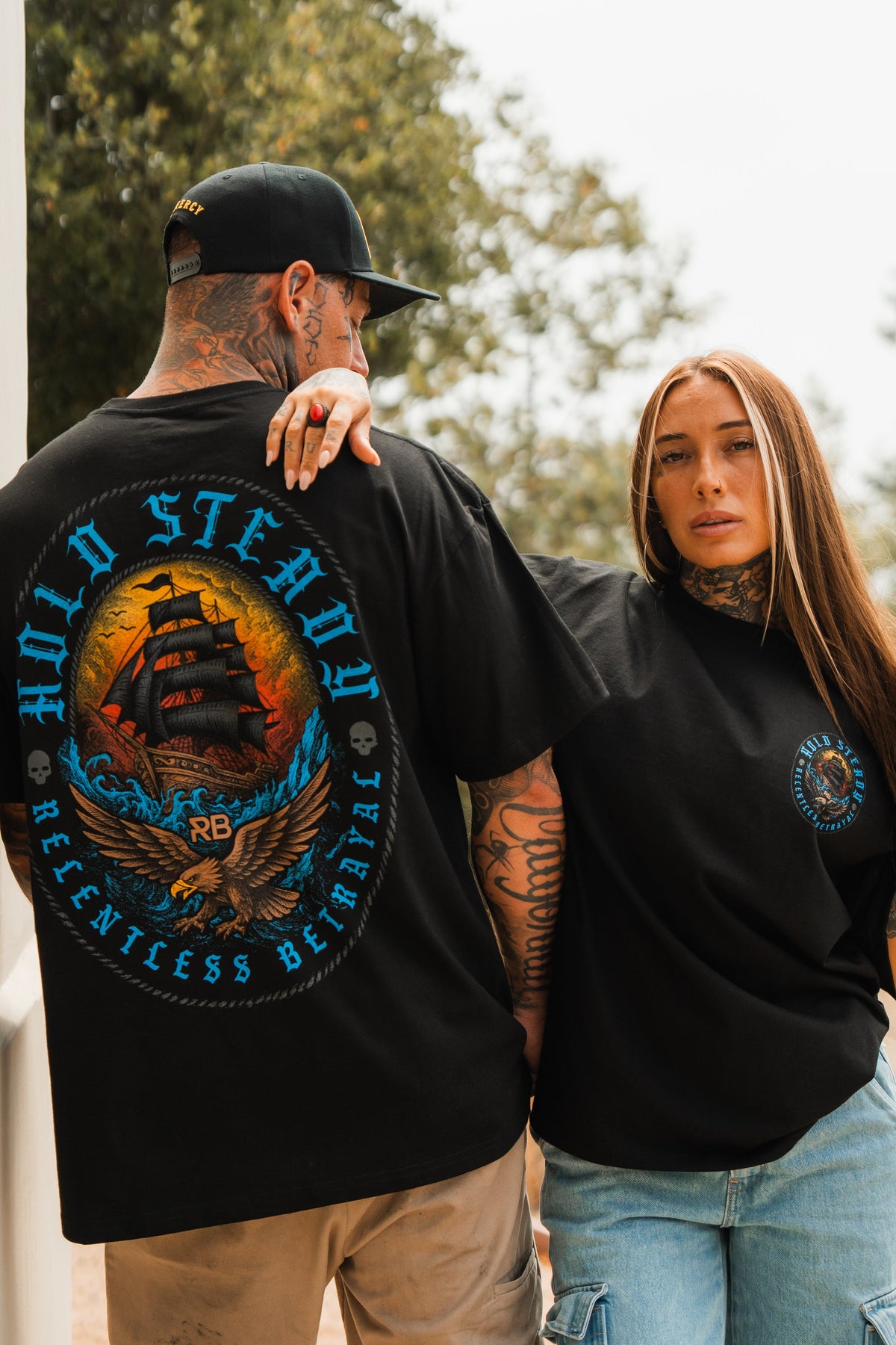 Hold Steady Premium Oversized T-Shirt