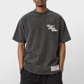 Pretty Much Broke® Puff Print Tee - Vintage Black w/ White