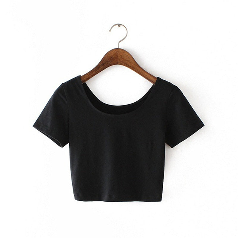 Rhinestone Spider Y2K Crop Tee – Women's