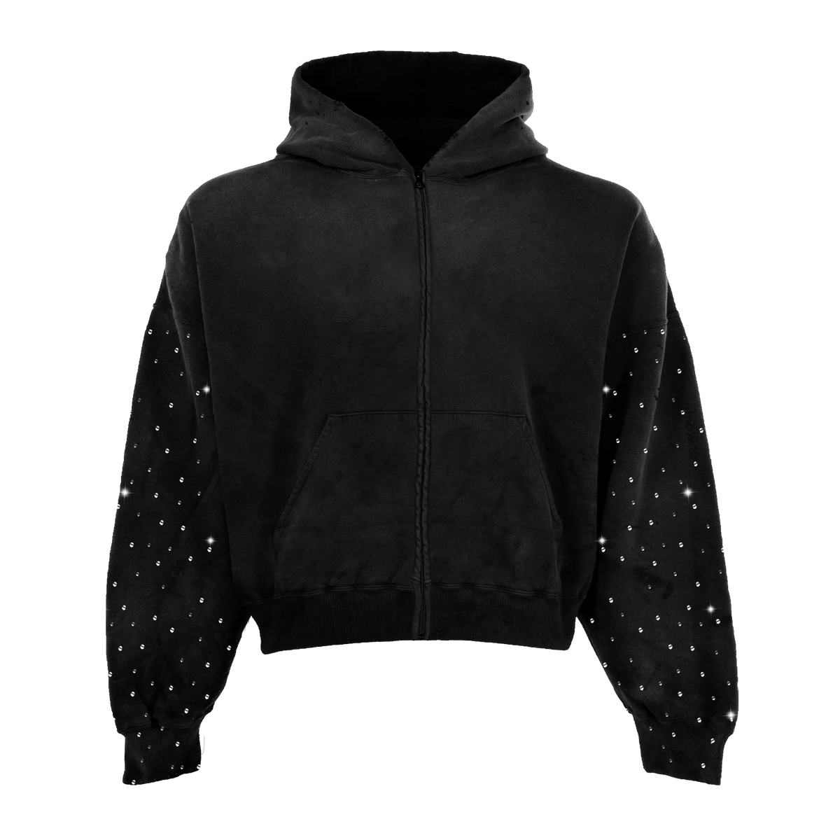 Rhinestone Zip Up Blank