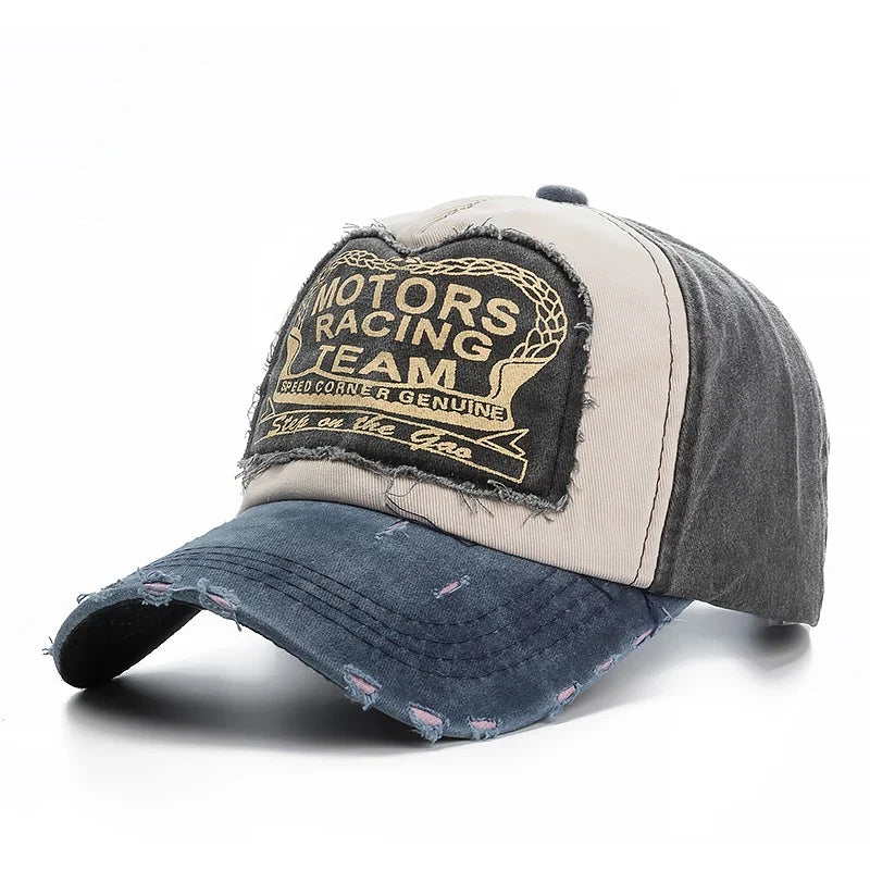 Washed Distressed Baseball Cap