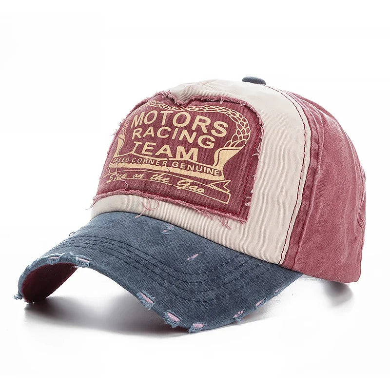 Washed Distressed Baseball Cap
