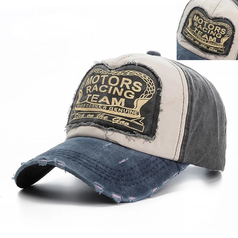 Washed Distressed Baseball Cap