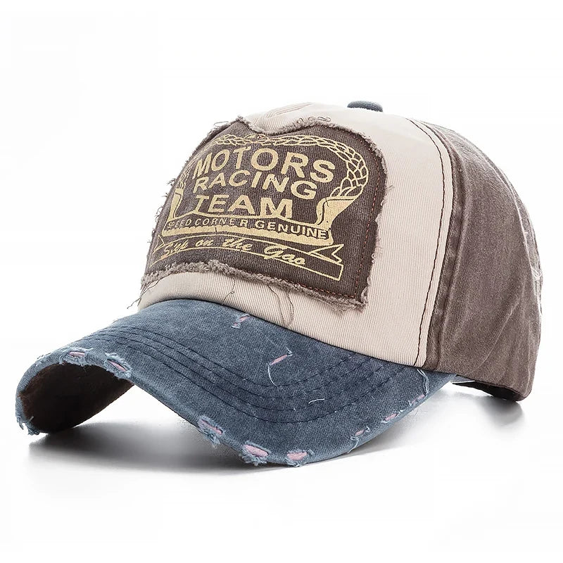 Washed Distressed Baseball Cap