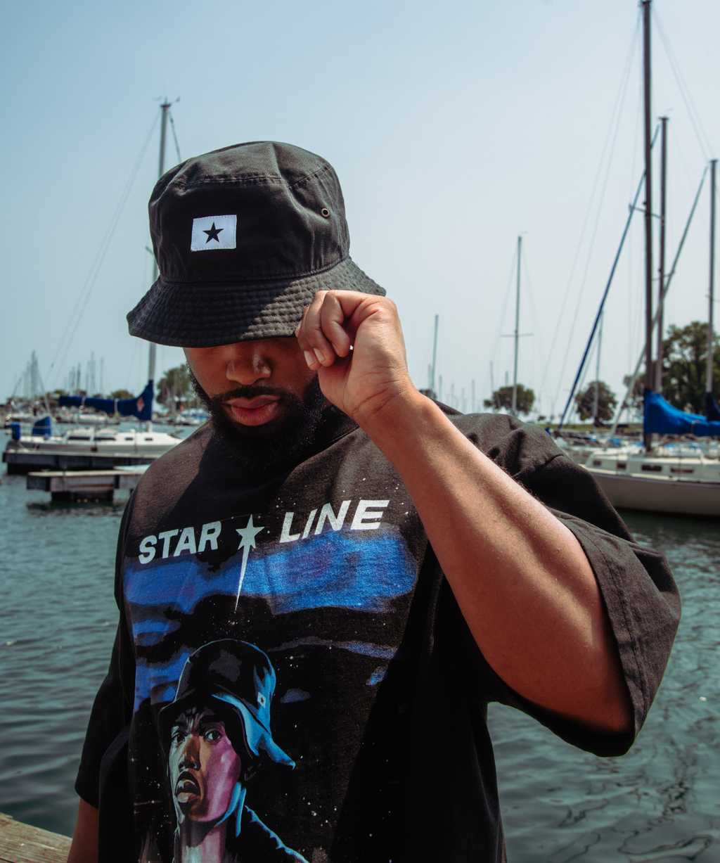 Star Line Bucket Hat