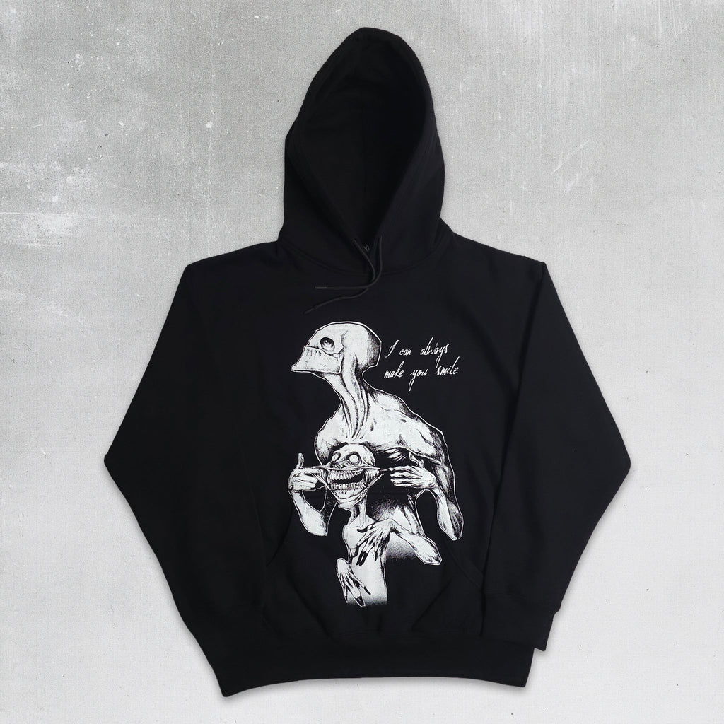 Always Smile Pullover Hoodie Black