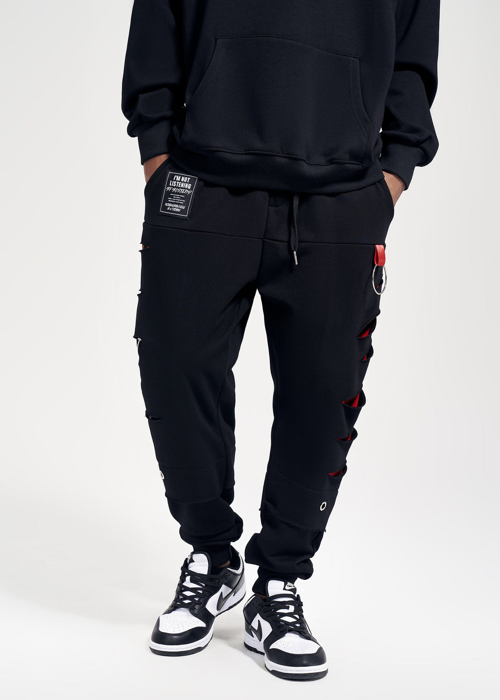 BF860 Slashed Sweatpants