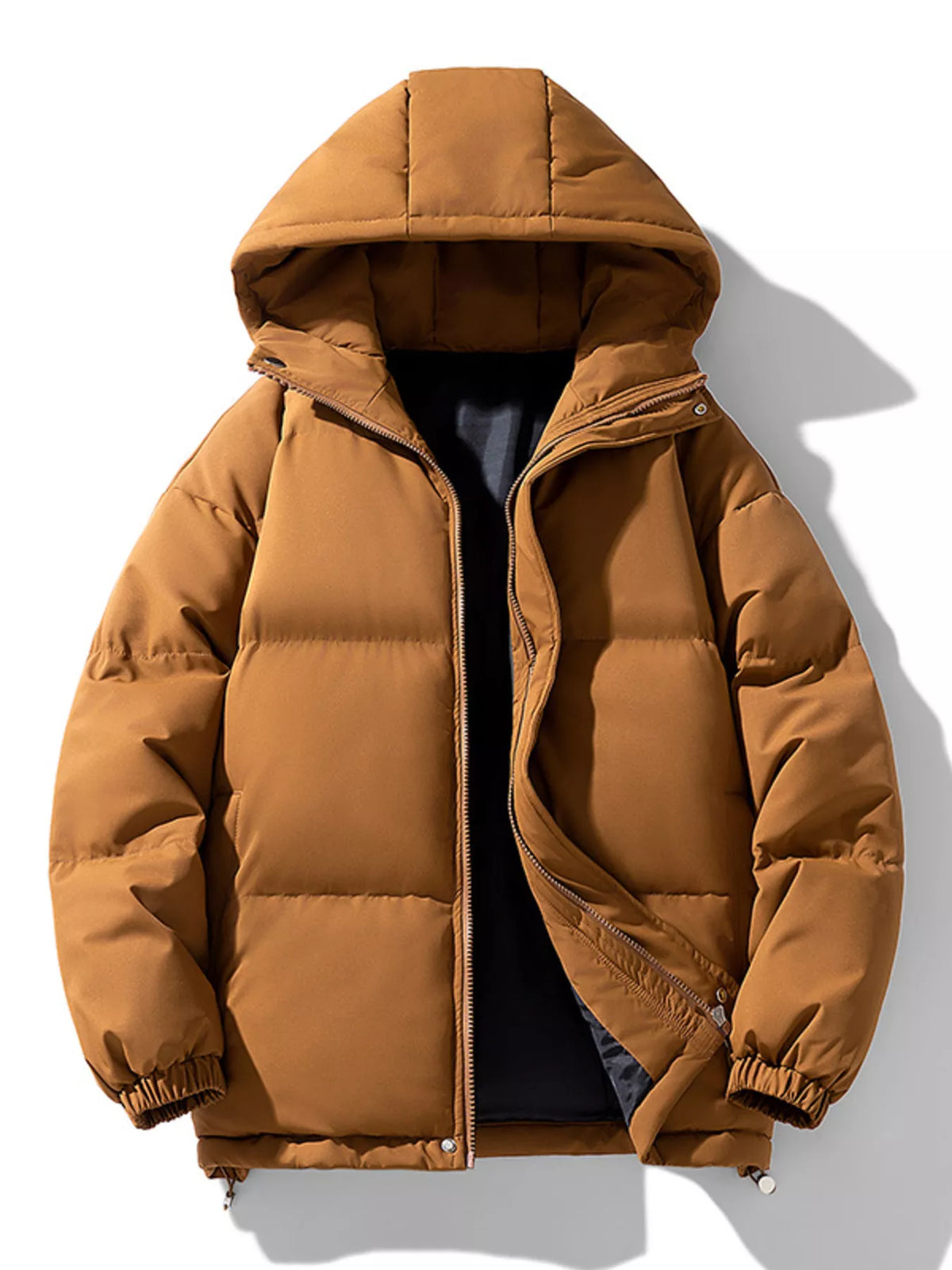 Men's Big & Tall Hooded Puffer Jacket