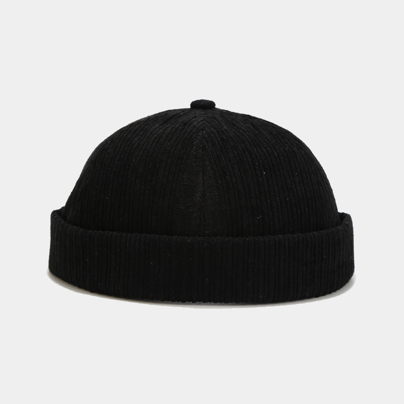 Corduroy Brimless Beanie