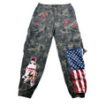 Camo Chaos | Hand-Painted Patchwork Cargo Pants