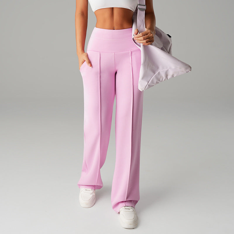 High-waisted Loose-fitting Wide-leg Womens Sweatpants