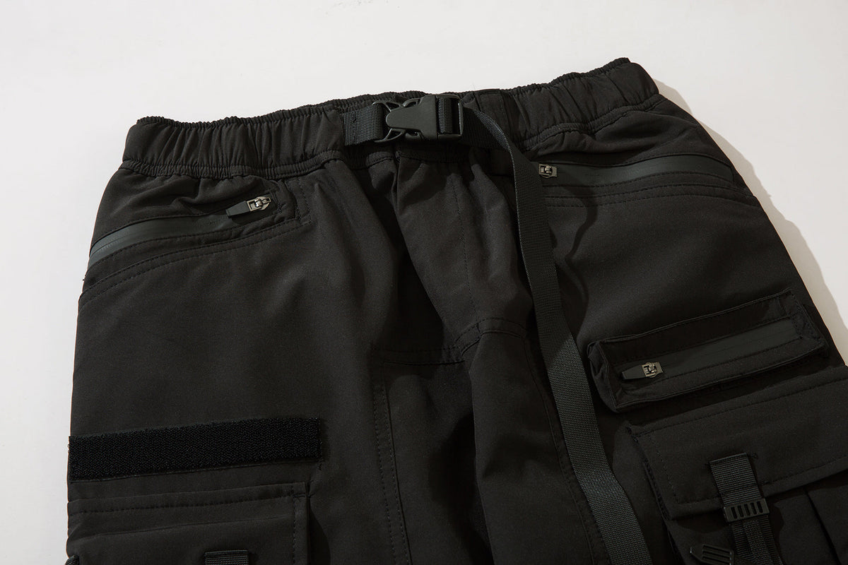 Paratrooper Cargo Joggers – Matte Black