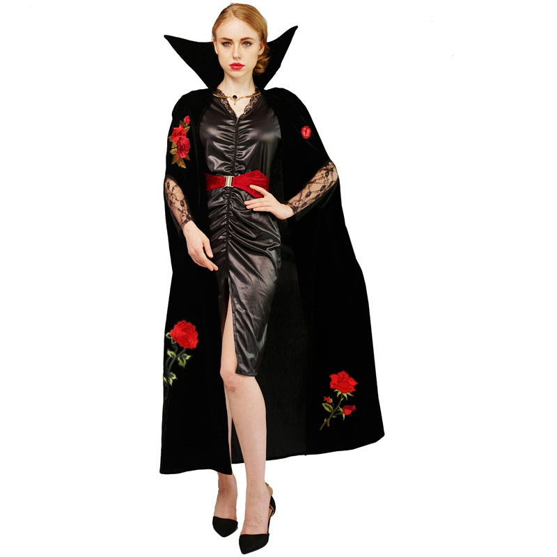 Vampire Rose Embroidered Costume – Couples Halloween