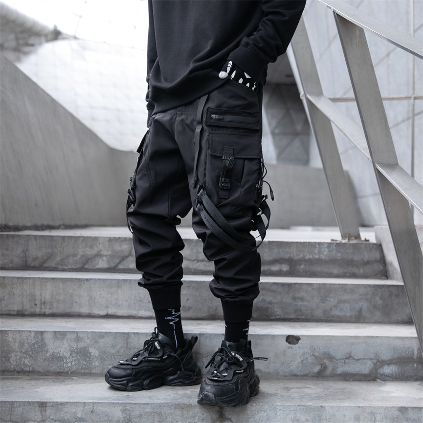 Paratrooper Cargo Joggers – Matte Black