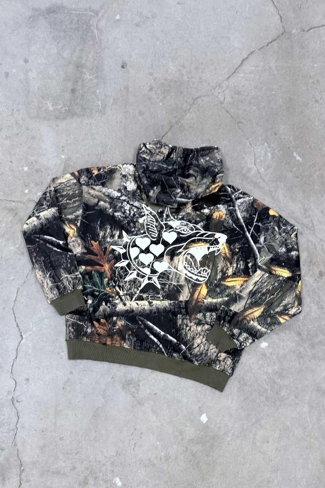Stealth Camo Heavyweight Oversized Hoodie