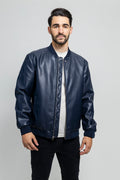 Vegan Leather Bomber Jacket