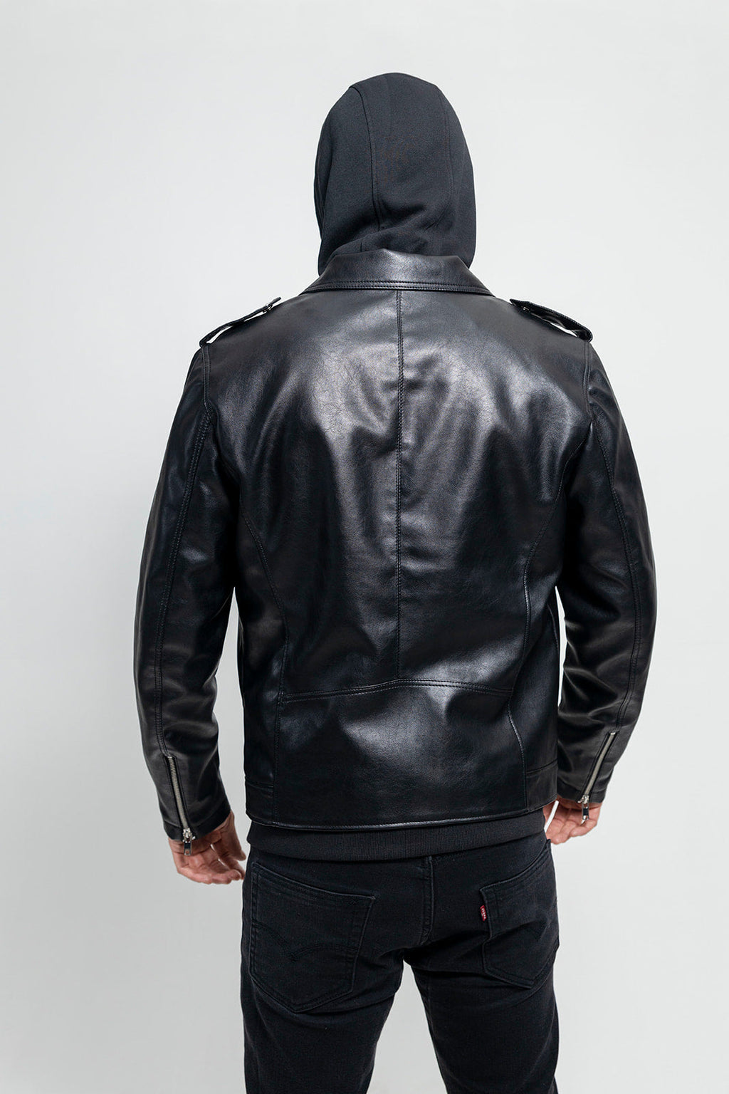 Vegan Leather Moto Jacket