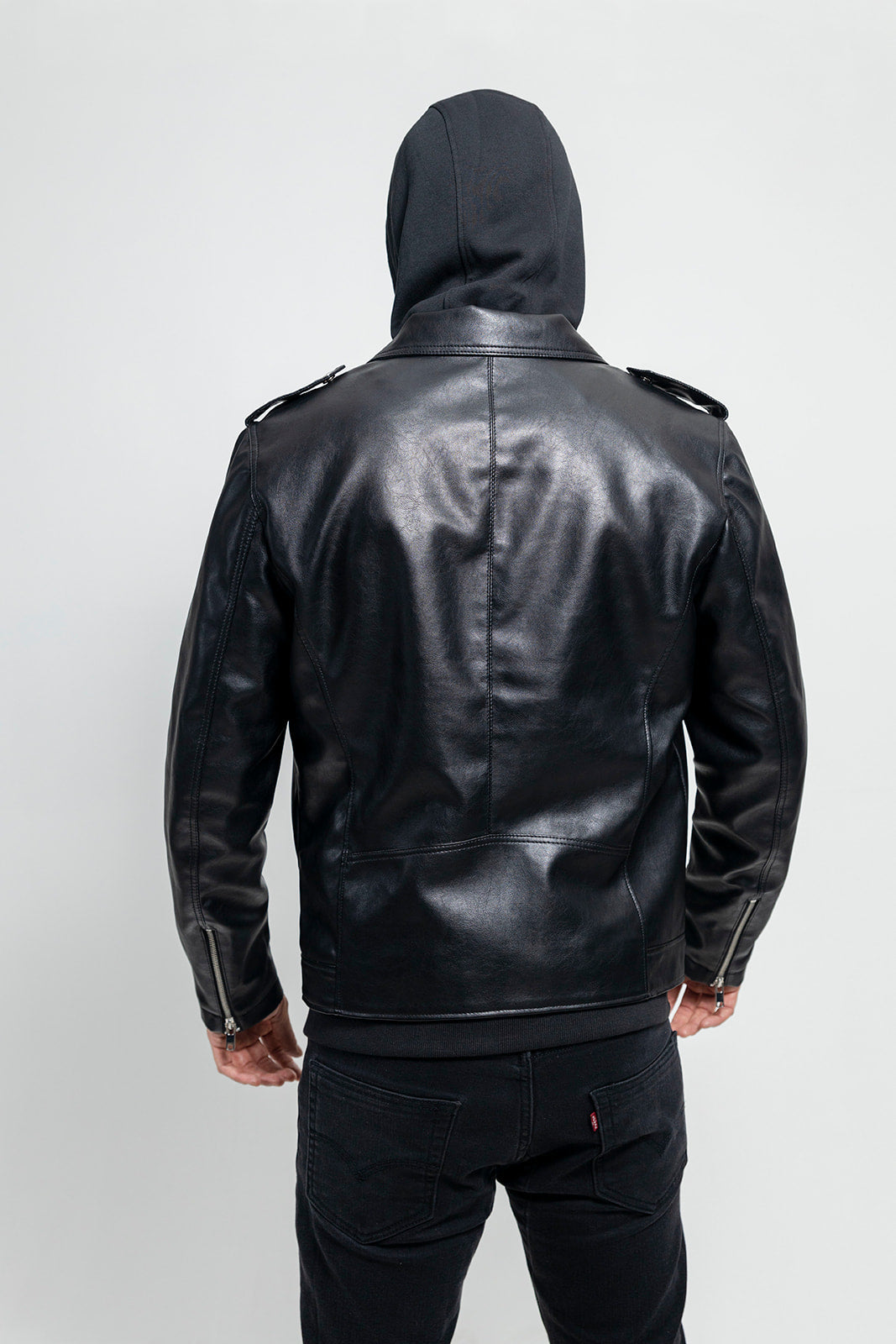 Vegan Leather Moto Jacket