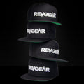 3D Premium Snapback Hat - Black