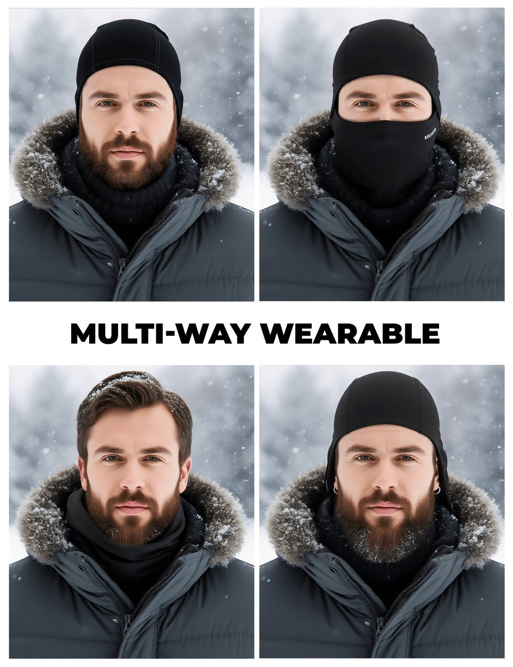 Winter Fleece Balaclava Set – 2 Pieces