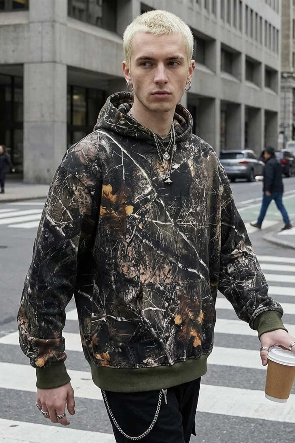 Stealth Camo Heavyweight Oversized Hoodie