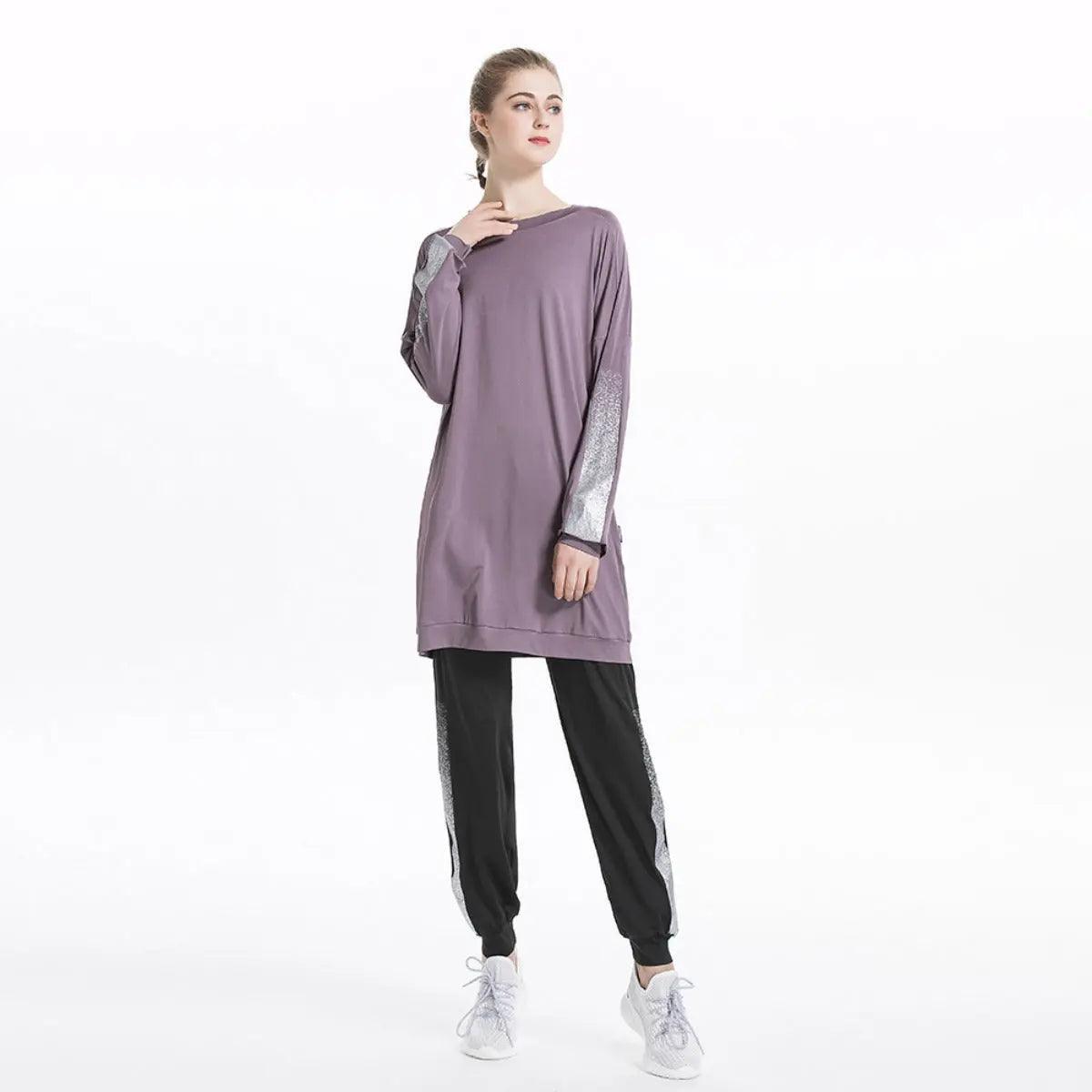 Two-Piece Crewneck & Jogger Sweatsuit – Women's